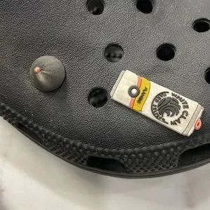 Crocs black with peace chime and lock men’s 6 women 8 CROCS | Shoes | Crocs Black With Peace Chime And Lock Mens 6  main image 4